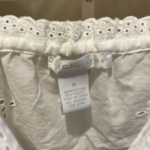 Design History White Floral Tank S - Picture 2 of 3